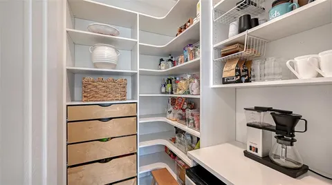 a view of workspace with a window