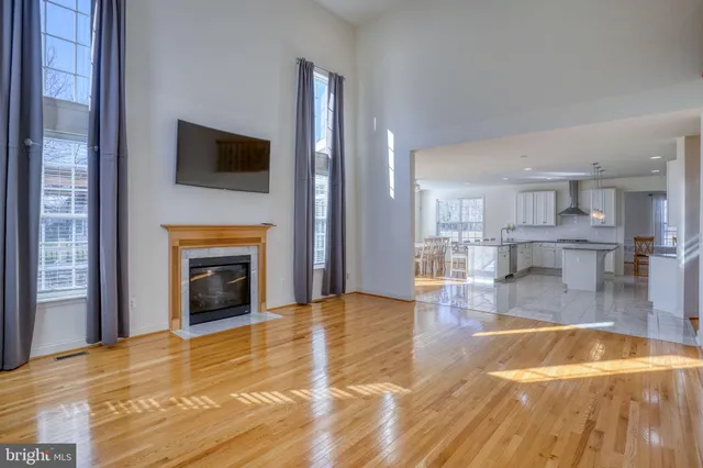 a view of a dining room with furniture and window