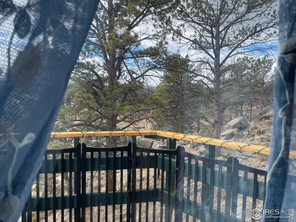 a view of city from a balcony