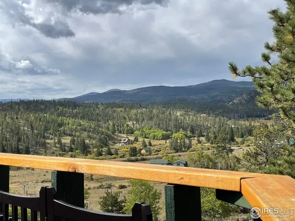 a view of a lake with a mountain
