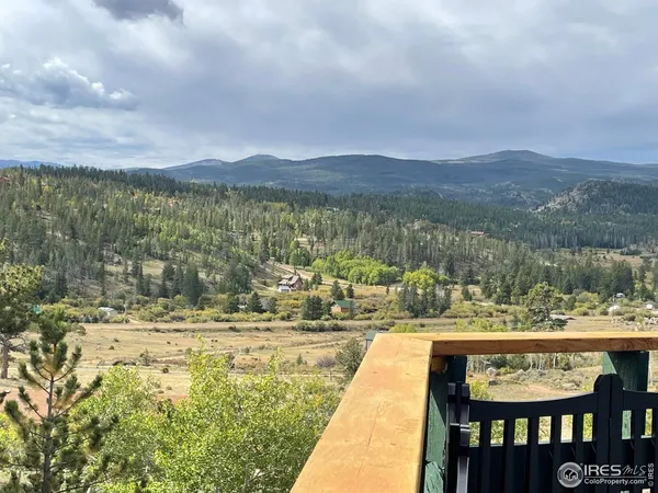 a view of a lake with a mountain
