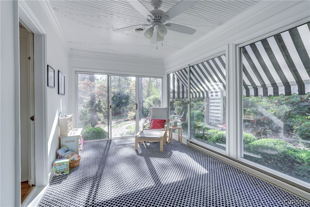8505 Julian Road Henrico, VA 23229 - Photo 13 of 44 a living room with furniture and a floor to ceiling window