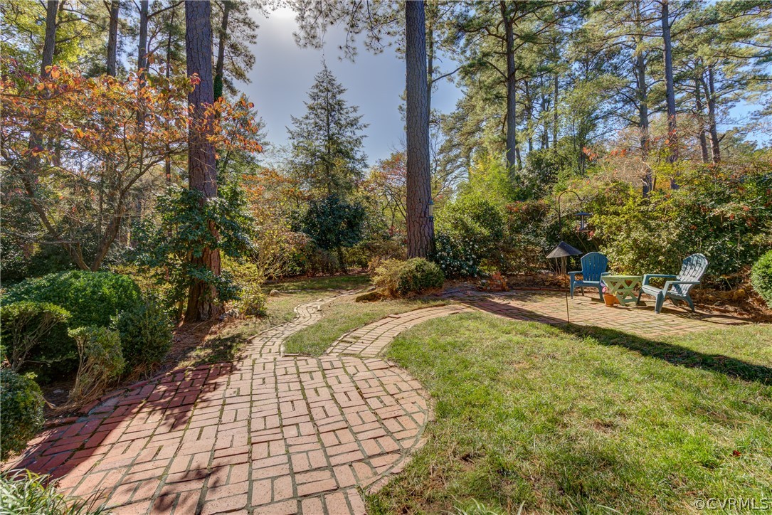8505 Julian Road Henrico, VA 23229 - Photo 42 of 44 a view of swimming pool with lawn chairs and plants
