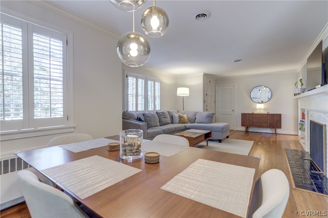 8505 Julian Road Henrico, VA 23229 - Photo 9 of 44 a living room with fireplace furniture and a window