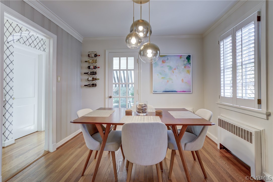 8505 Julian Road Henrico, VA 23229 - Photo 10 of 44 a view of a dining room with furniture window and wooden floor