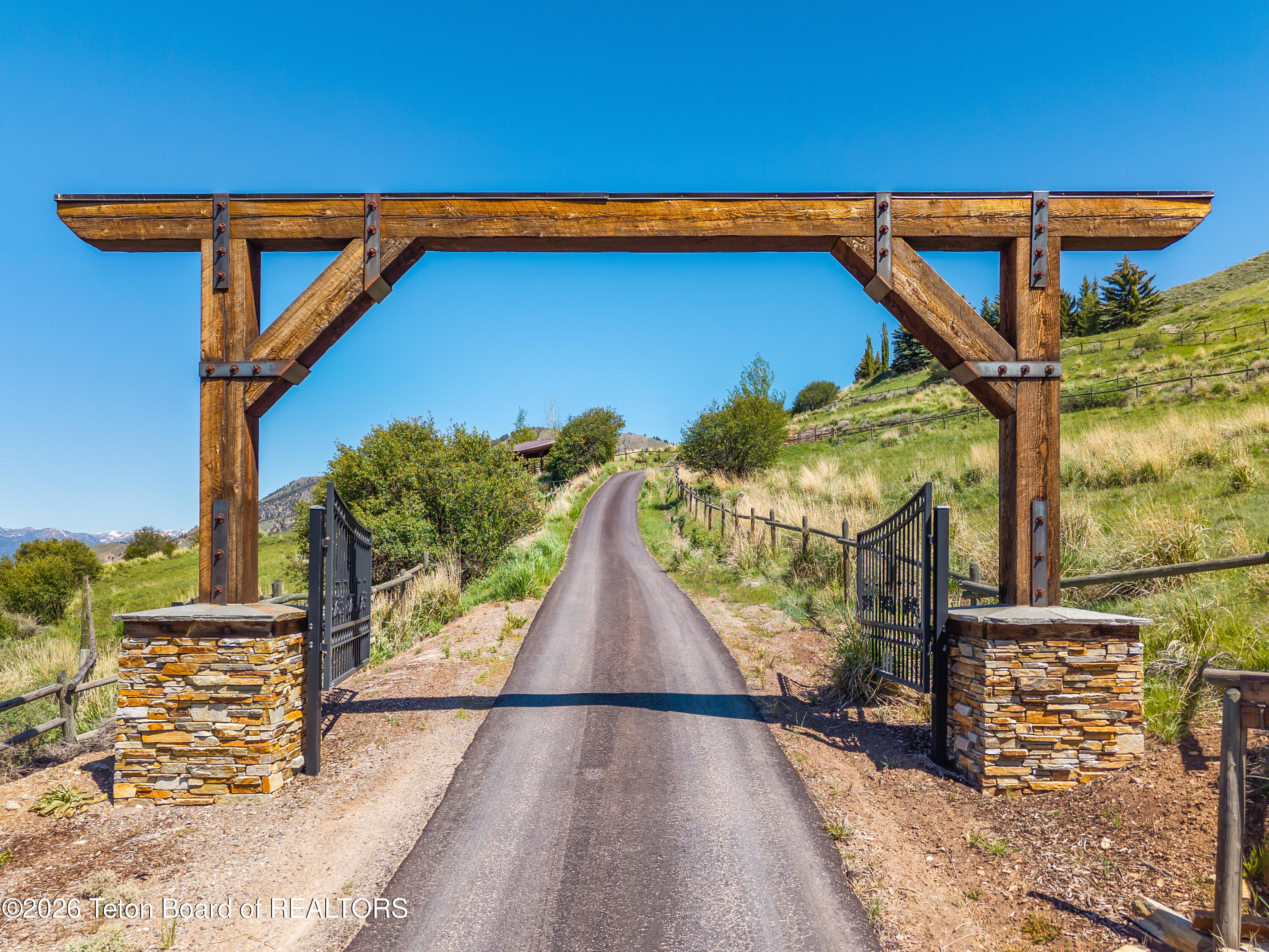 2490 La Bonte Road Jackson, WY 83001 - Photo 29 of 50 Entry Gate