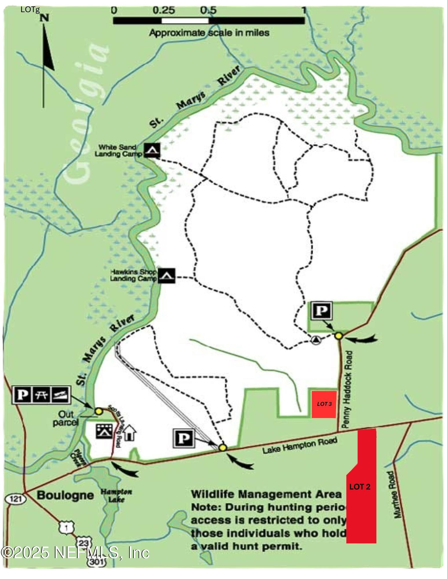0 Lake Hampton Road Hilliard, FL 32046 - Photo 16 of 17 BRAY TRACT LOT 2 & 3 Map