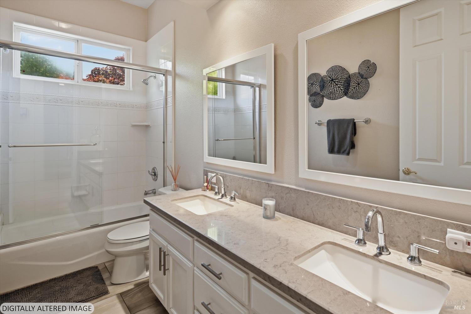 4588 Bennett Valley Road Santa Rosa, CA 95404 - Photo 57 of 88 Hallway bathroom.
