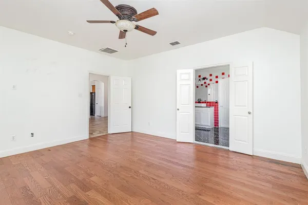 a view of an empty room