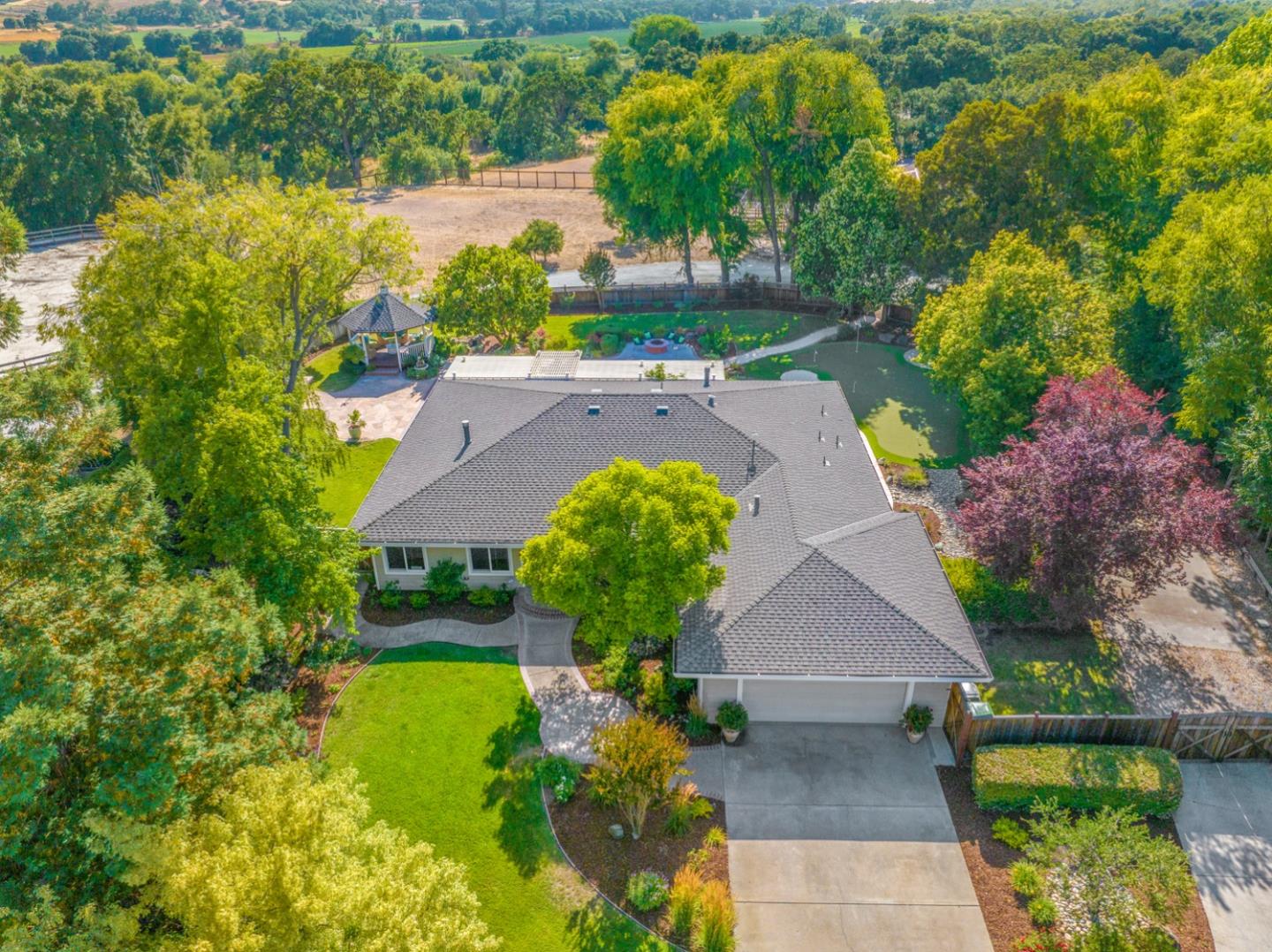 9230 Braquet Lane Gilroy, CA 95020 - Photo 2 of 49 an aerial view of a house with yard swimming pool and outdoor seating