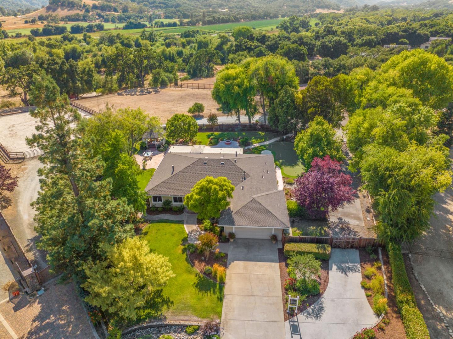 9230 Braquet Lane Gilroy, CA 95020 - Photo 49 of 49 an aerial view of a house with a yard