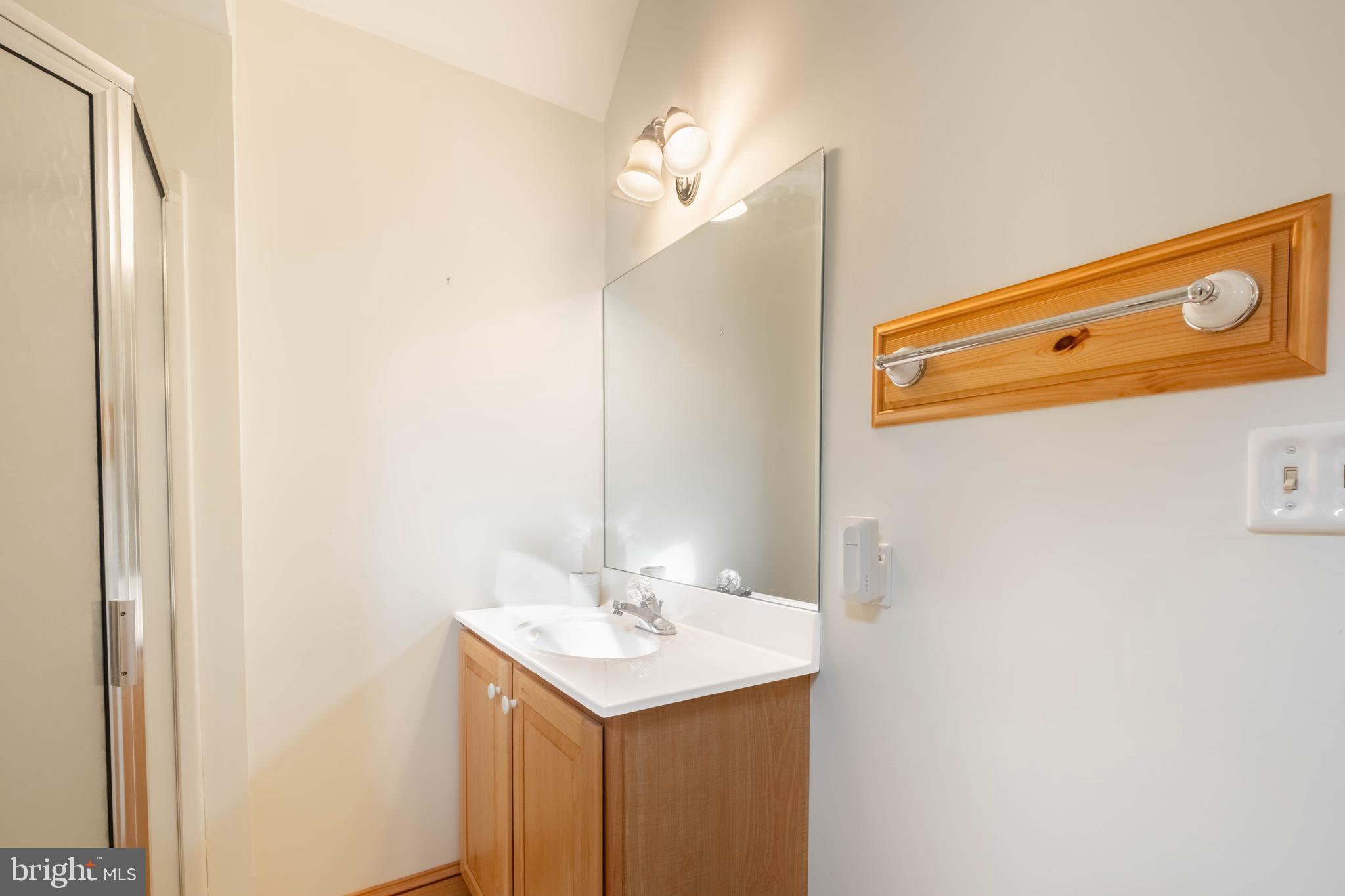 128 Bridgeview Lane Swanton, MD 21561 - Photo 20 of 70 a bathroom with a sink and a mirror