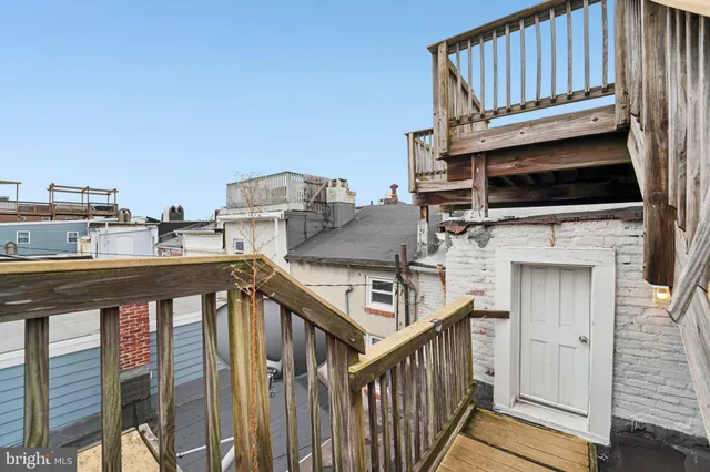 a view of balcony deck and patio