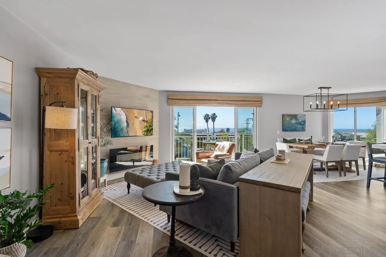 5366 La Jolla Boulevard, Unit 101C La Jolla, CA 92037 - Photo 23 of 41 a living room with furniture and a large window