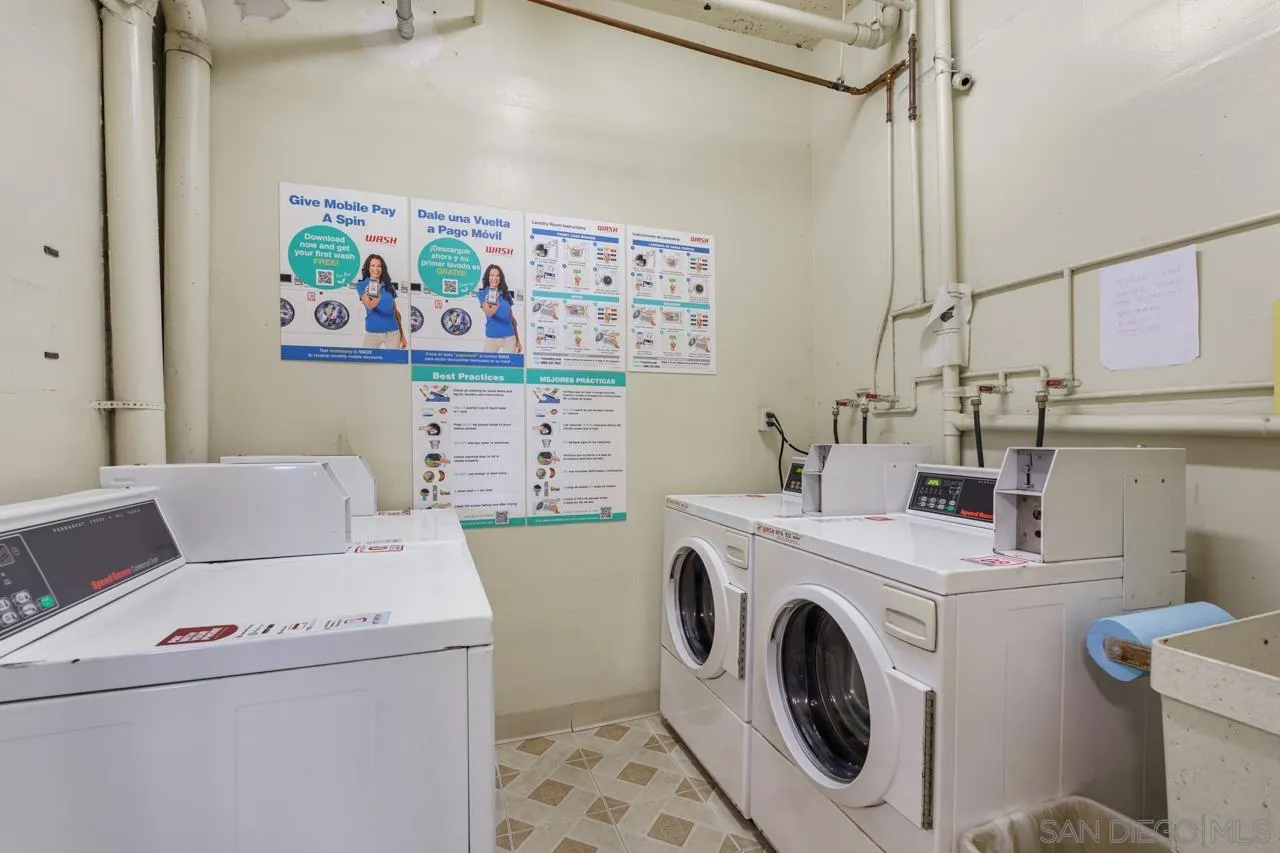 5366 La Jolla Boulevard, Unit 101C La Jolla, CA 92037 - Photo 39 of 41 a utility room with dryer and washer