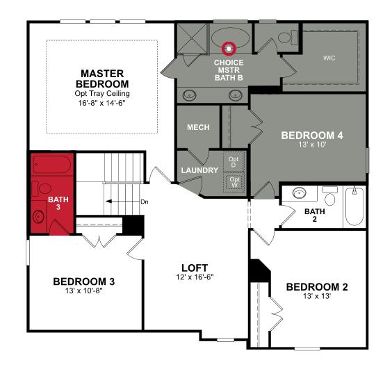 1214 Gannett Road Mount Pleasant, SC 29464 - Photo 4 of 11 BP06 - Second Floor Schematic