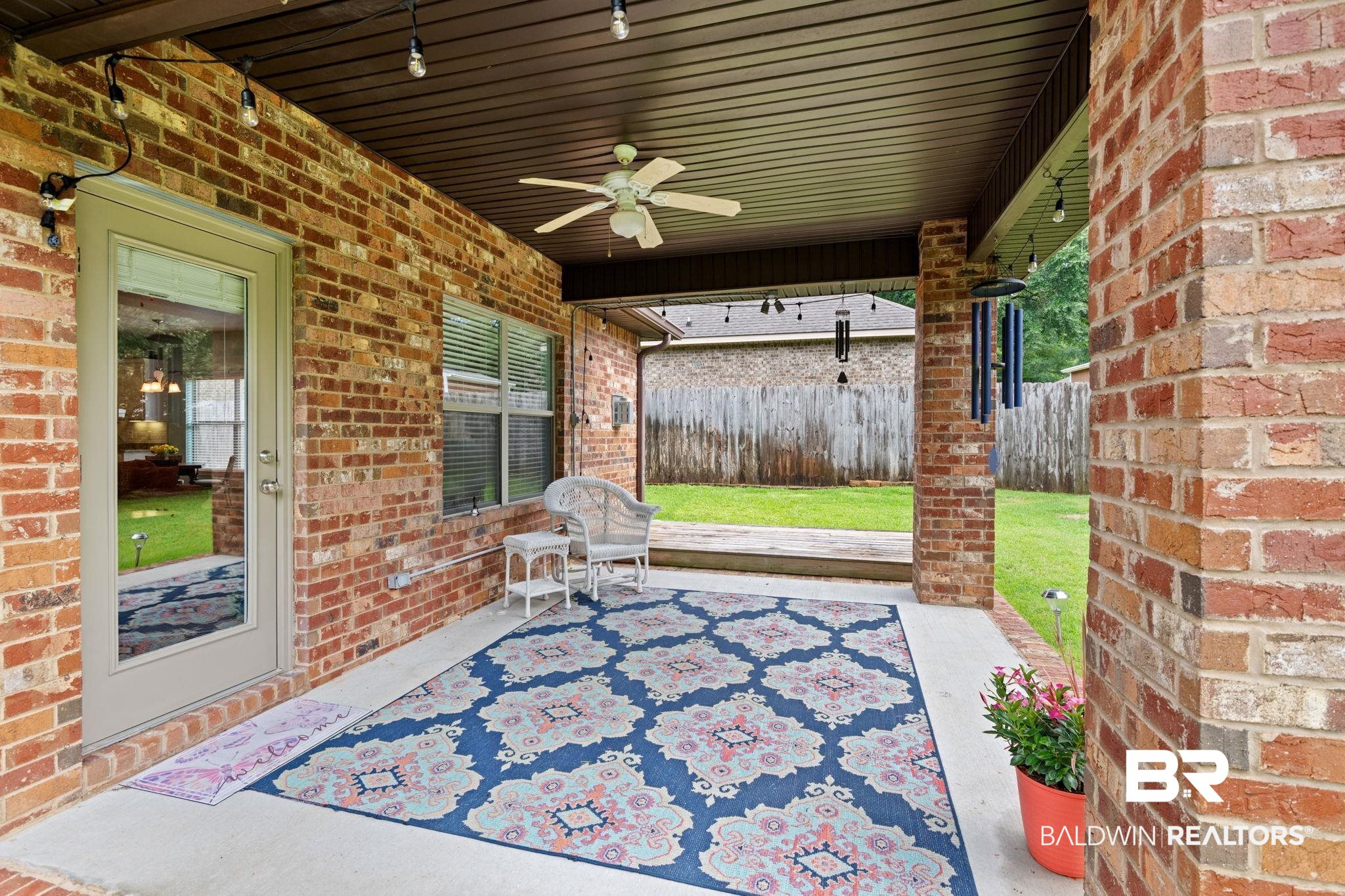 2554 Masters Court Mobile, AL 36618 - Photo 31 of 35 View of patio / terrace featuring ceiling fan
