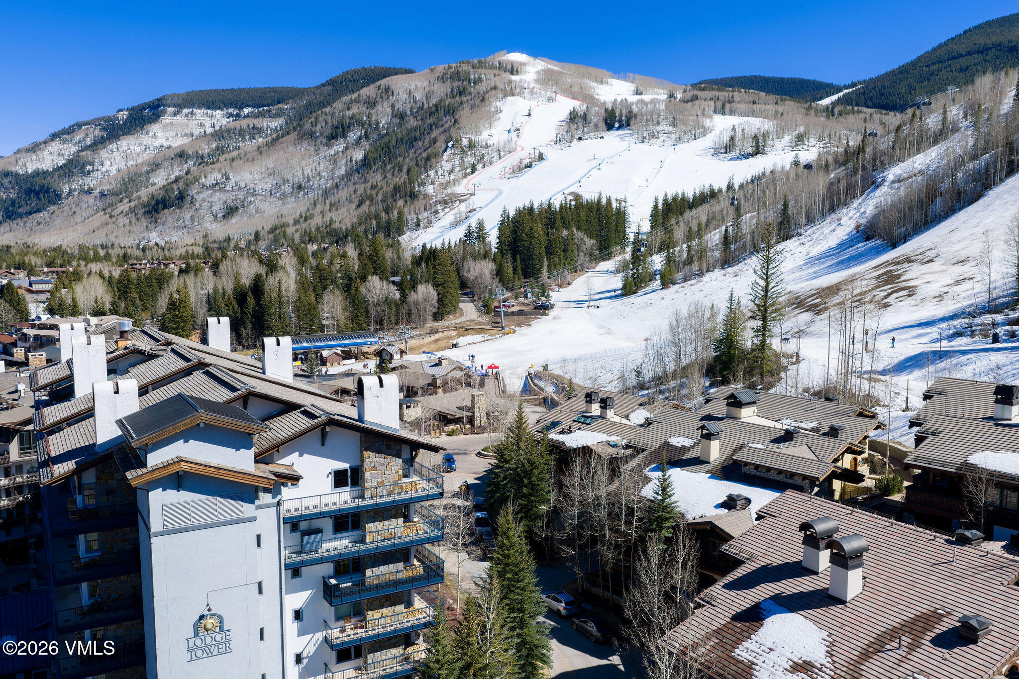 200 Vail Road, Unit 799 Vail, CO 81657 - Photo 27 of 32 2603_lodge_tower_799_aerial_c