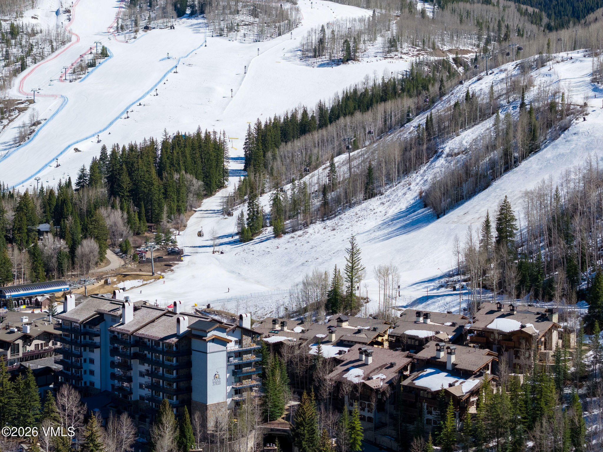 200 Vail Road, Unit 799 Vail, CO 81657 - Photo 28 of 32 2603_lodge_tower_799_aerial_b