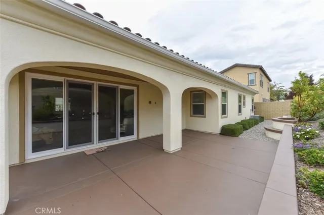 a front view of a house with a balcony