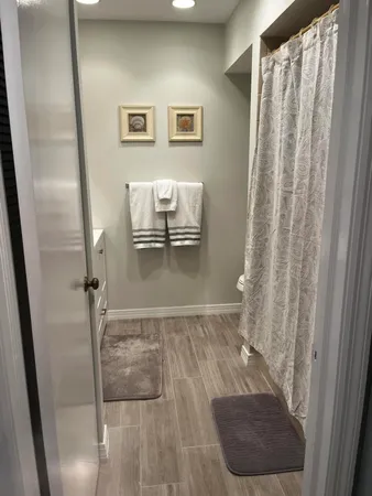 a view of a walk in closet