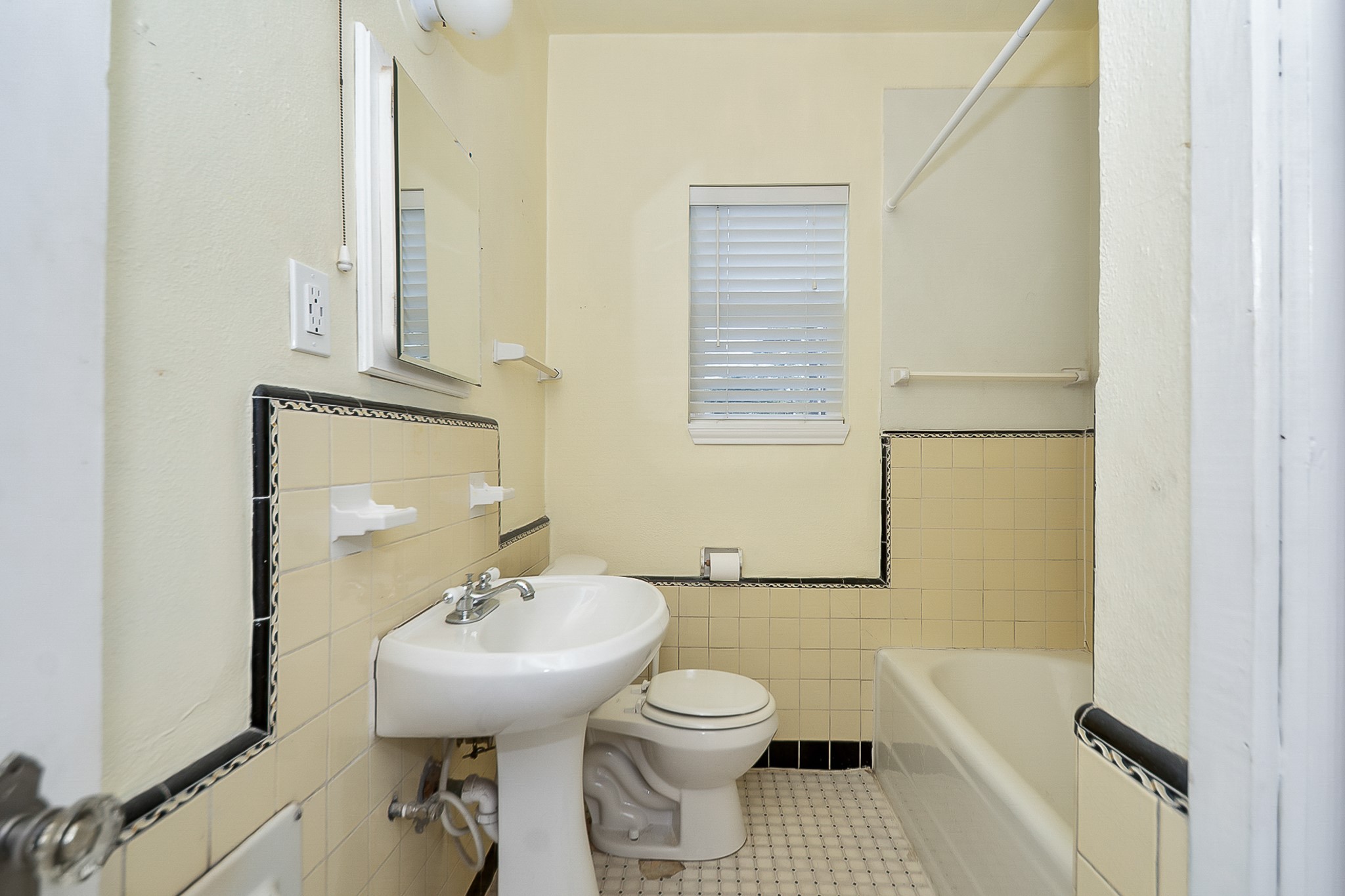 109 Maple Street Highlands, TX 77562 - Photo 42 of 50 a bathroom with a sink a toilet and shower