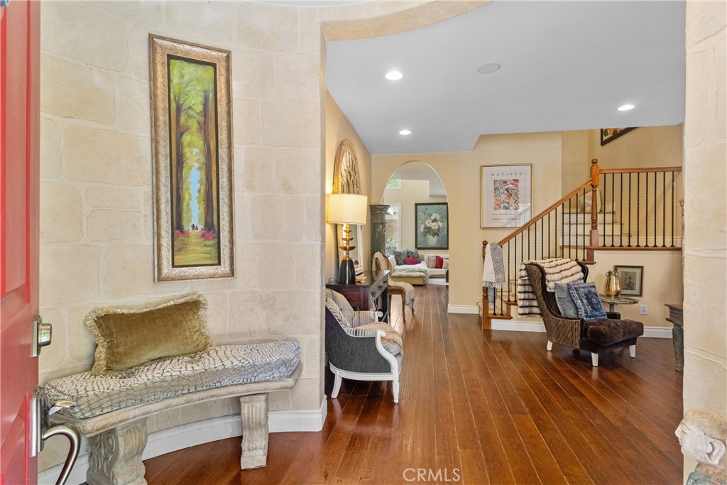 25960 Schafer Drive Murrieta, CA 92563 - Photo 43 of 46 a living room with furniture and a wooden floor