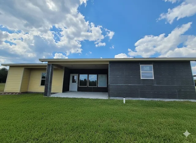 a backyard of house with green space