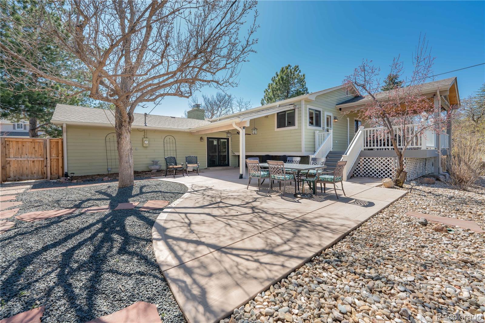 3815 East Easter Place Centennial, CO 80122 - Photo 23 of 35 a view of a backyard with sitting area