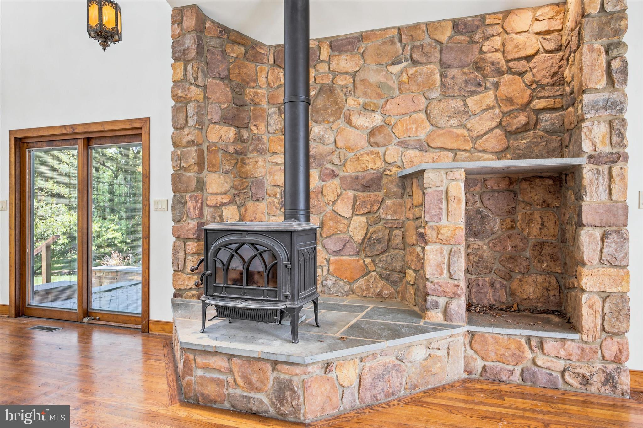 151 Line Road Malvern, PA 19355 - Photo 9 of 39 Stone Stove / Fireplace