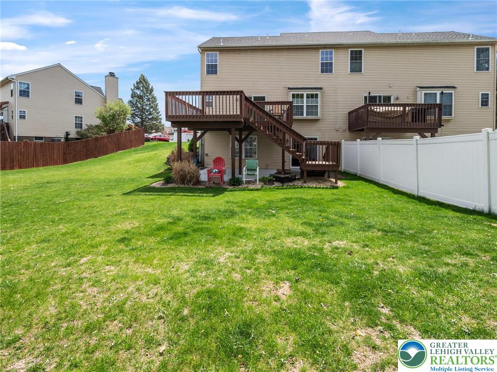 2309 Juniper Drive Coplay, PA 18037 - Photo 12 of 49 a view of a house with backyard and furniture