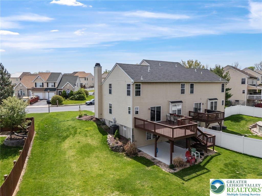 2309 Juniper Drive Coplay, PA 18037 - Photo 13 of 49 an aerial view of a house having swimming pool garden and patio
