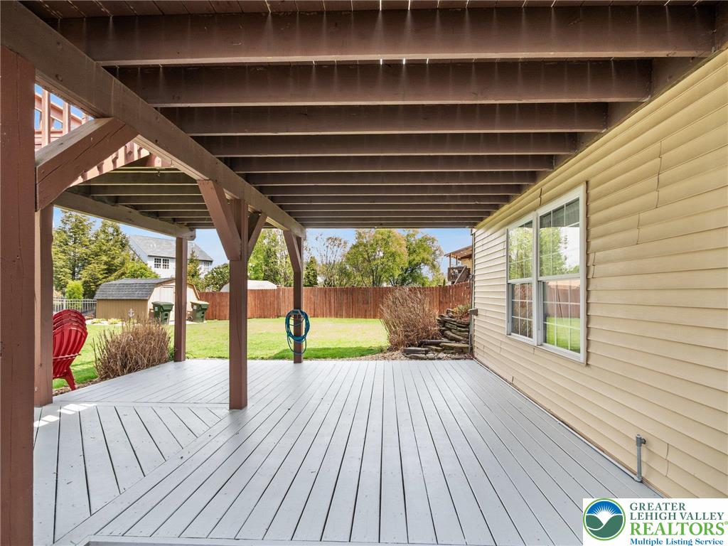2309 Juniper Drive Coplay, PA 18037 - Photo 21 of 49 a view of porch with wooden floor