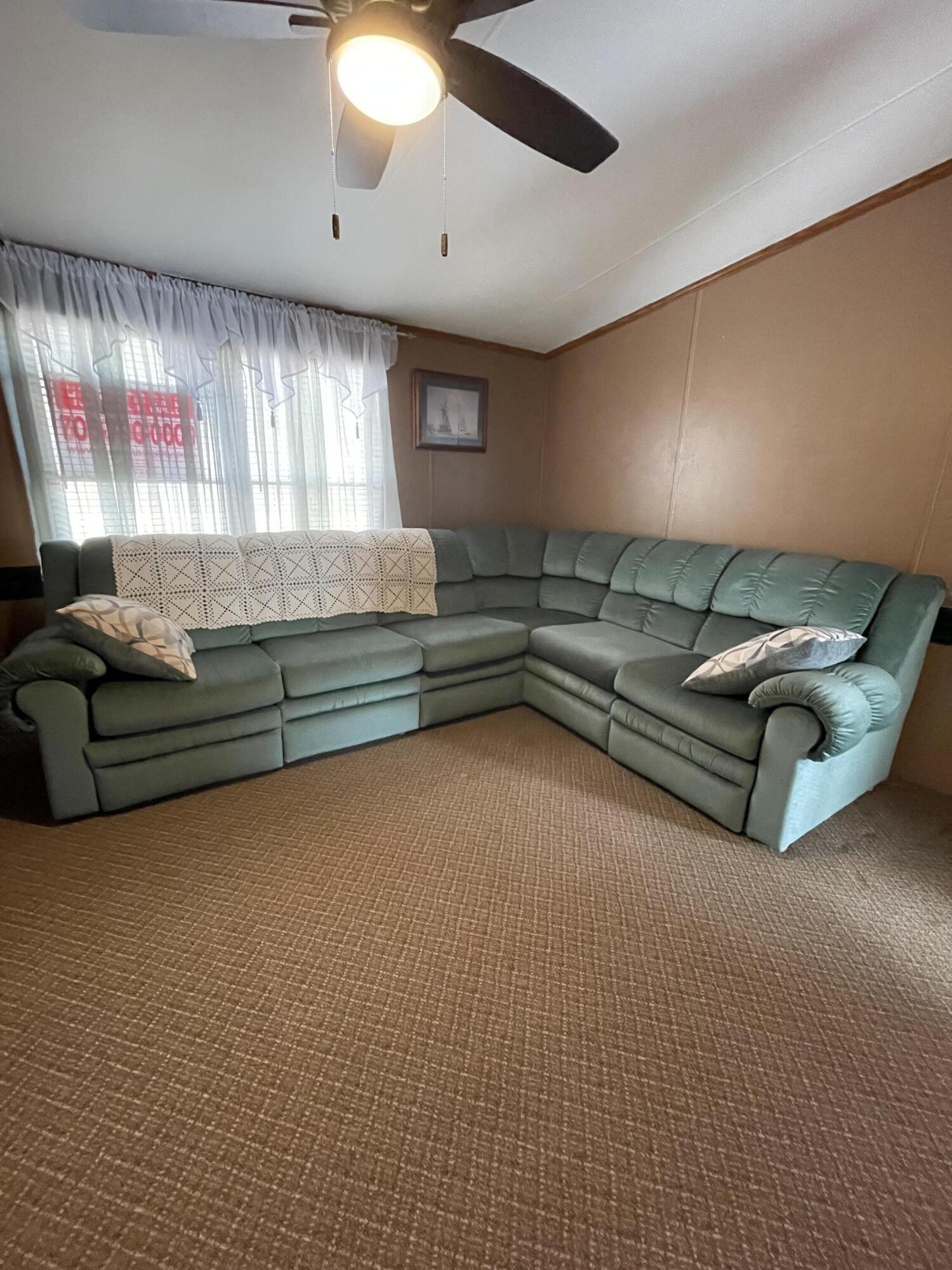 Lazyboy sectional stays with two incline