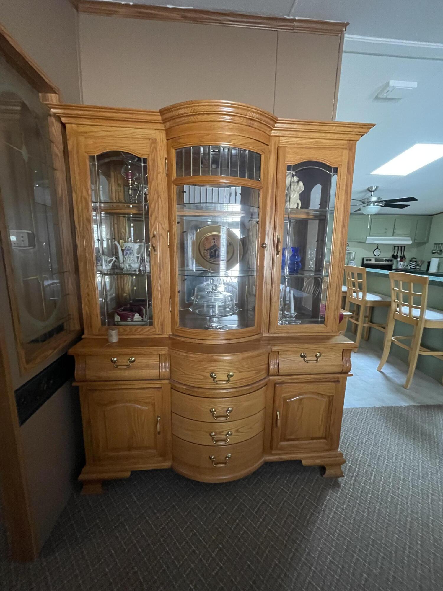 Very Nice China Cabinet remains
