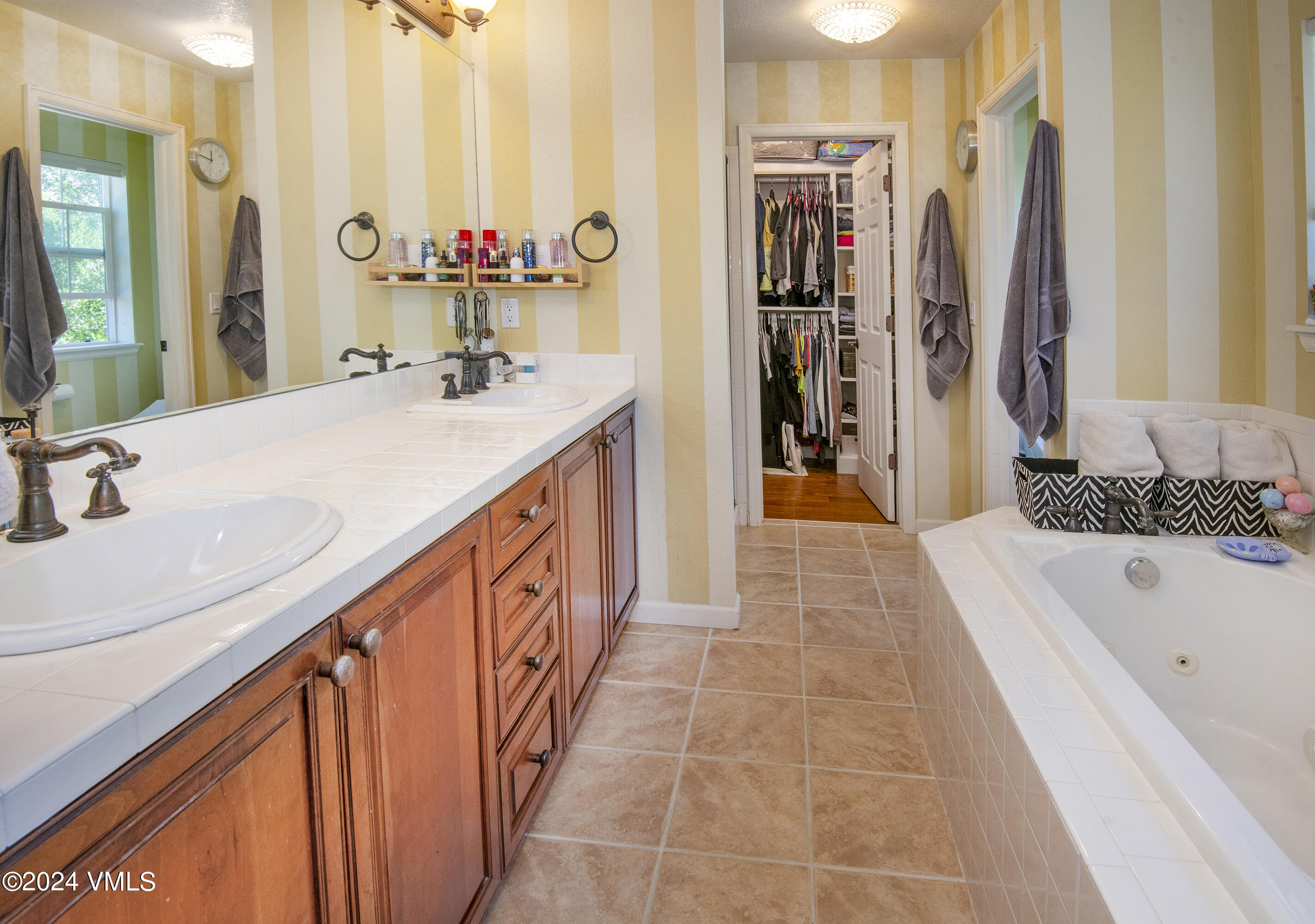 216 Mayer Street Eagle, CO 81631 - Photo 26 of 51 a bathroom with a tub sink and mirror
