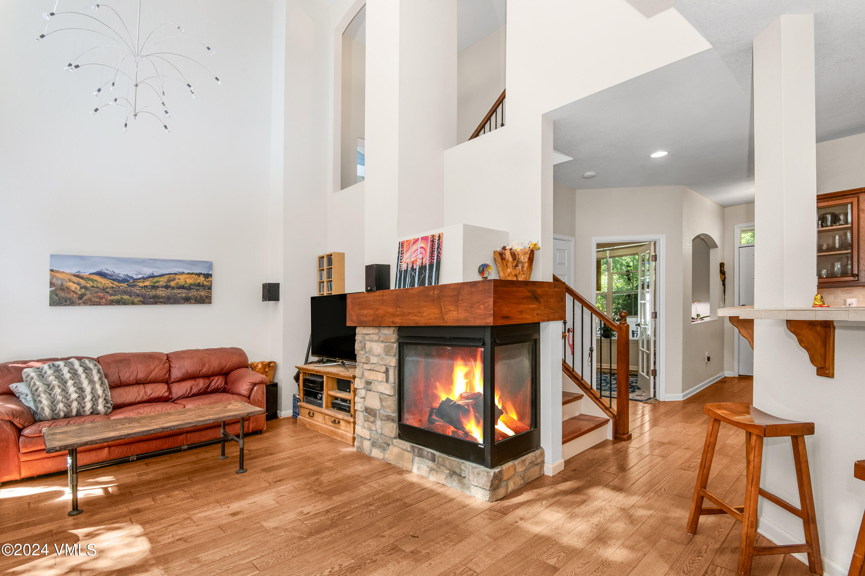 216 Mayer Street Eagle, CO 81631 - Photo 50 of 51 a living room with furniture and a fireplace