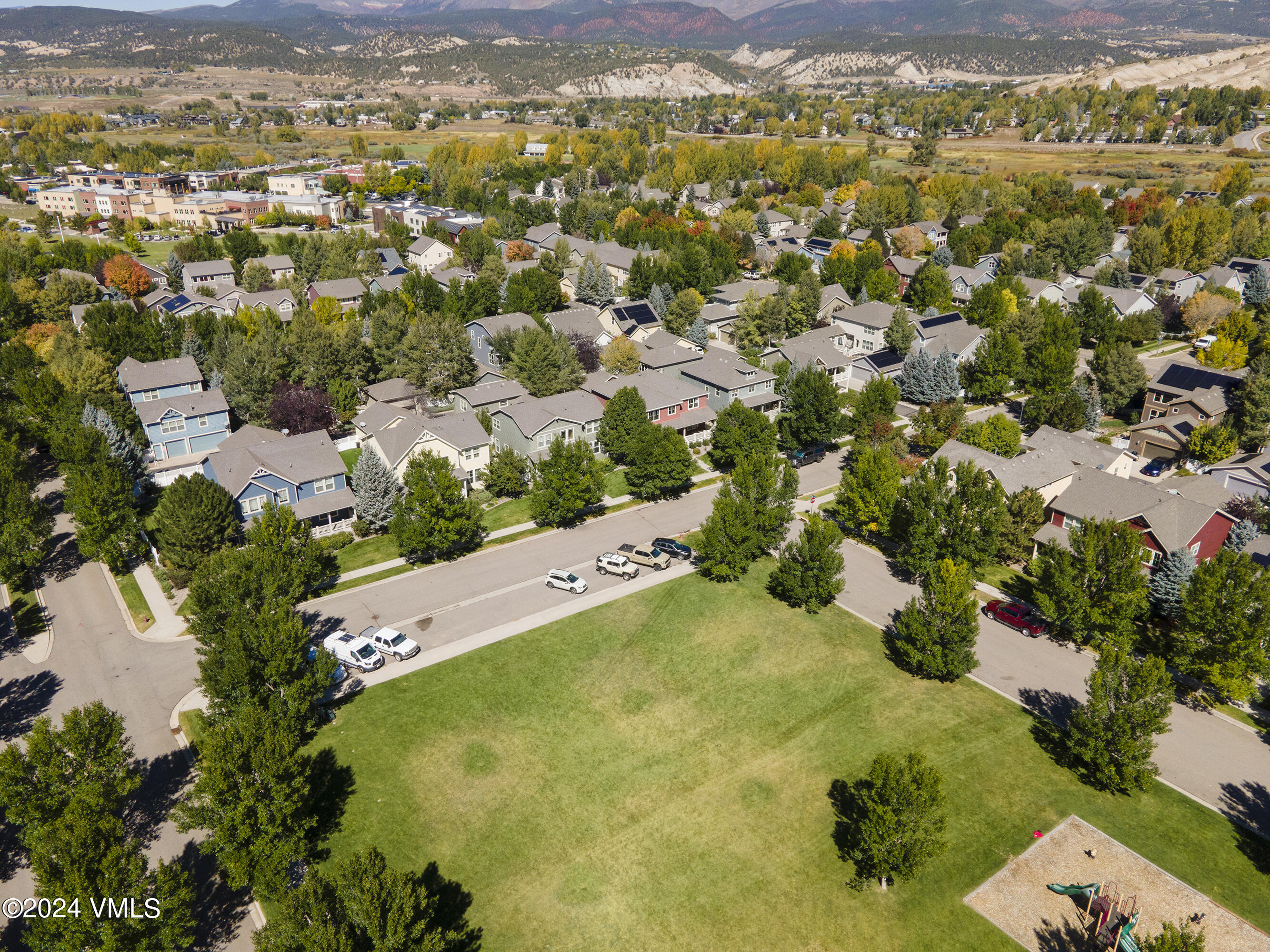 216 Mayer Street Eagle, CO 81631 - Photo 46 of 51 an aerial view of residential houses with outdoor space