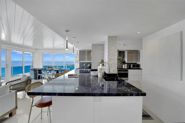 a view of living room and entry way
