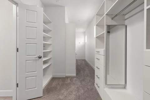 a view of walk in closet