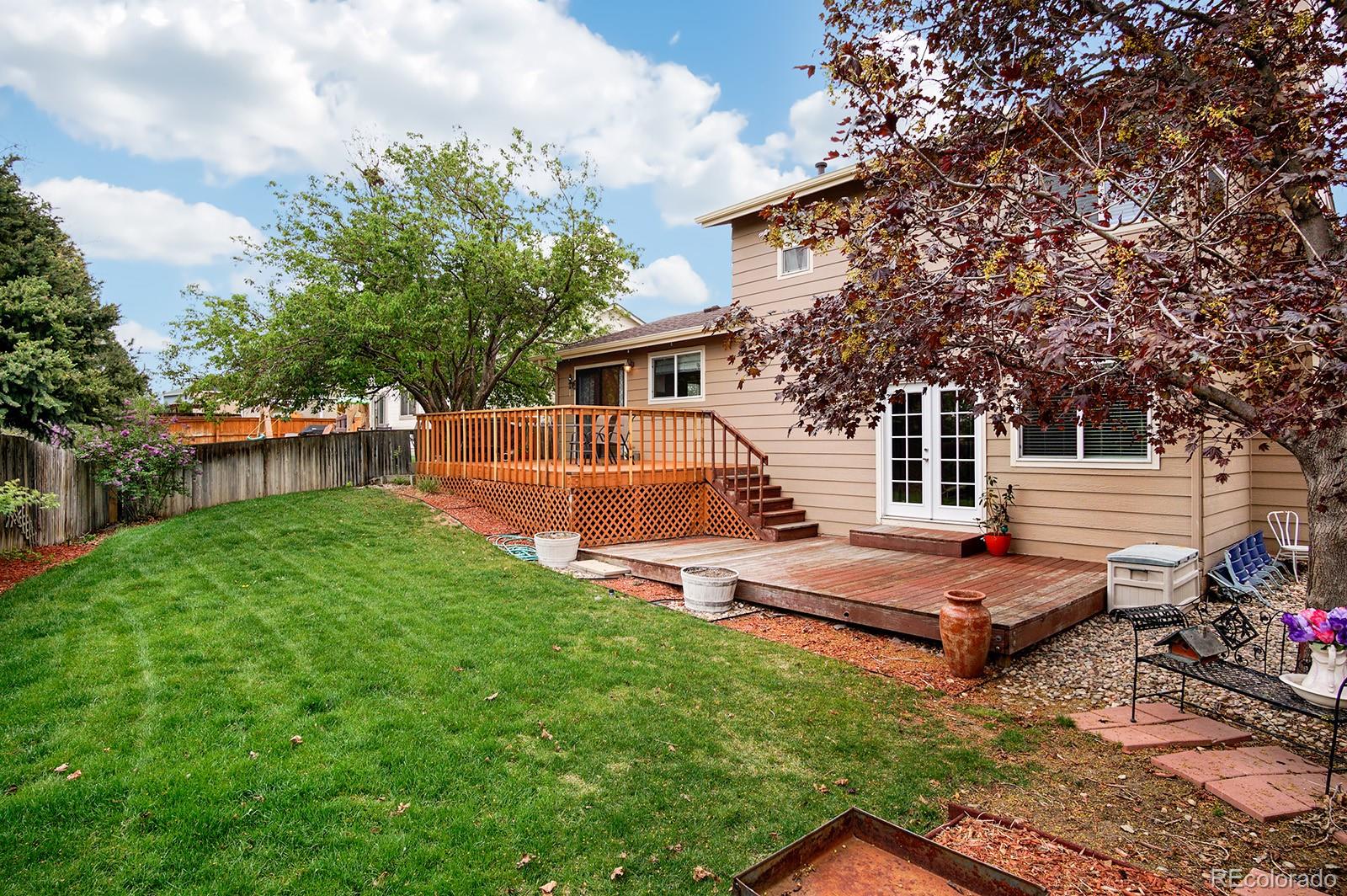 417 Ridgeglen Way Highlands Ranch, CO 80126 - Photo 26 of 33 a view of a house with backyard and sitting area