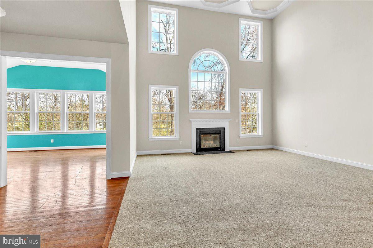 9588 Clover Hill Road Manassas, VA 20110 - Photo 10 of 32 an empty room with windows fireplace and bathroom