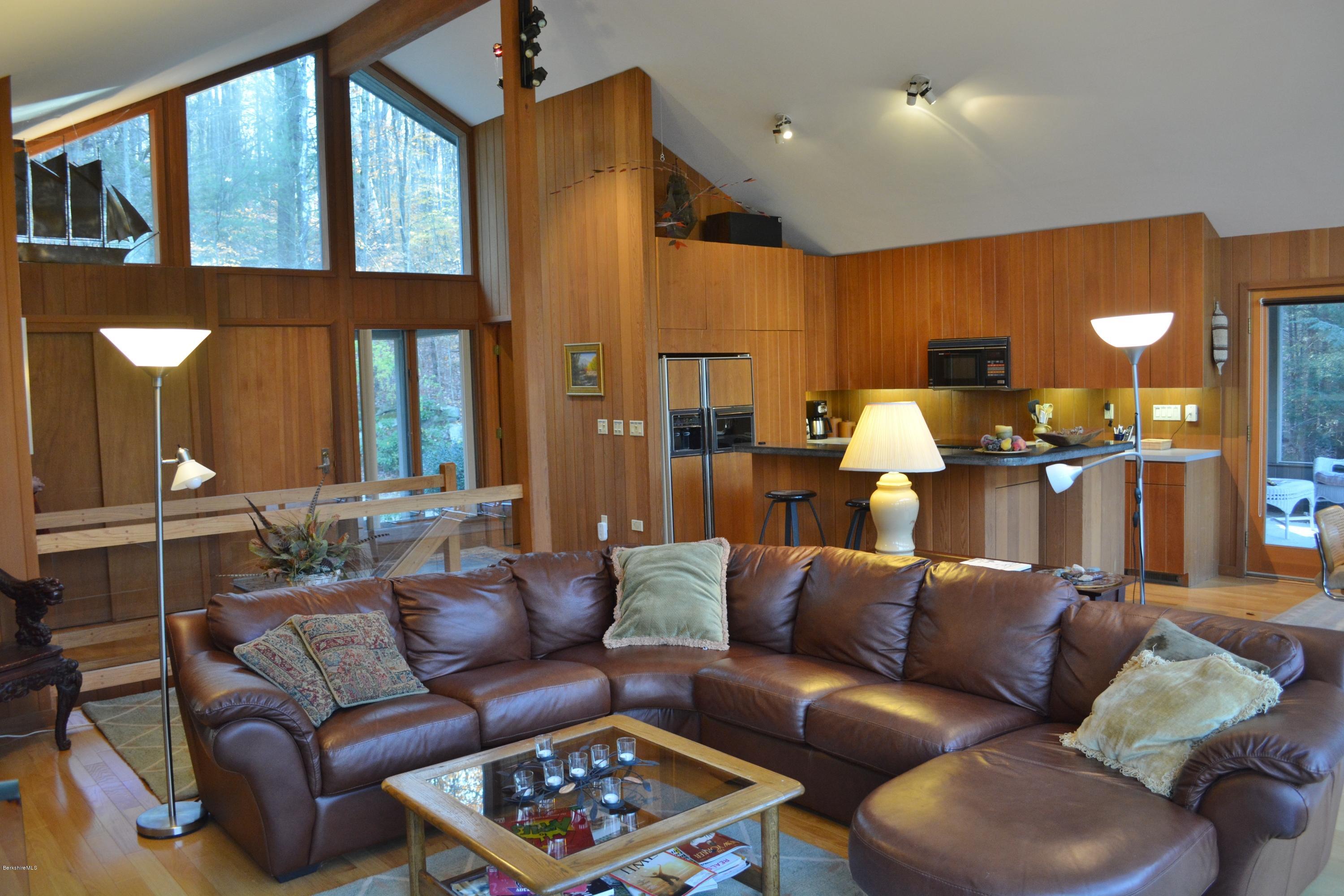 138 Bonny Rigg Hill Road Becket, MA 01223 - Photo 6 of 39 a living room with furniture and a large window