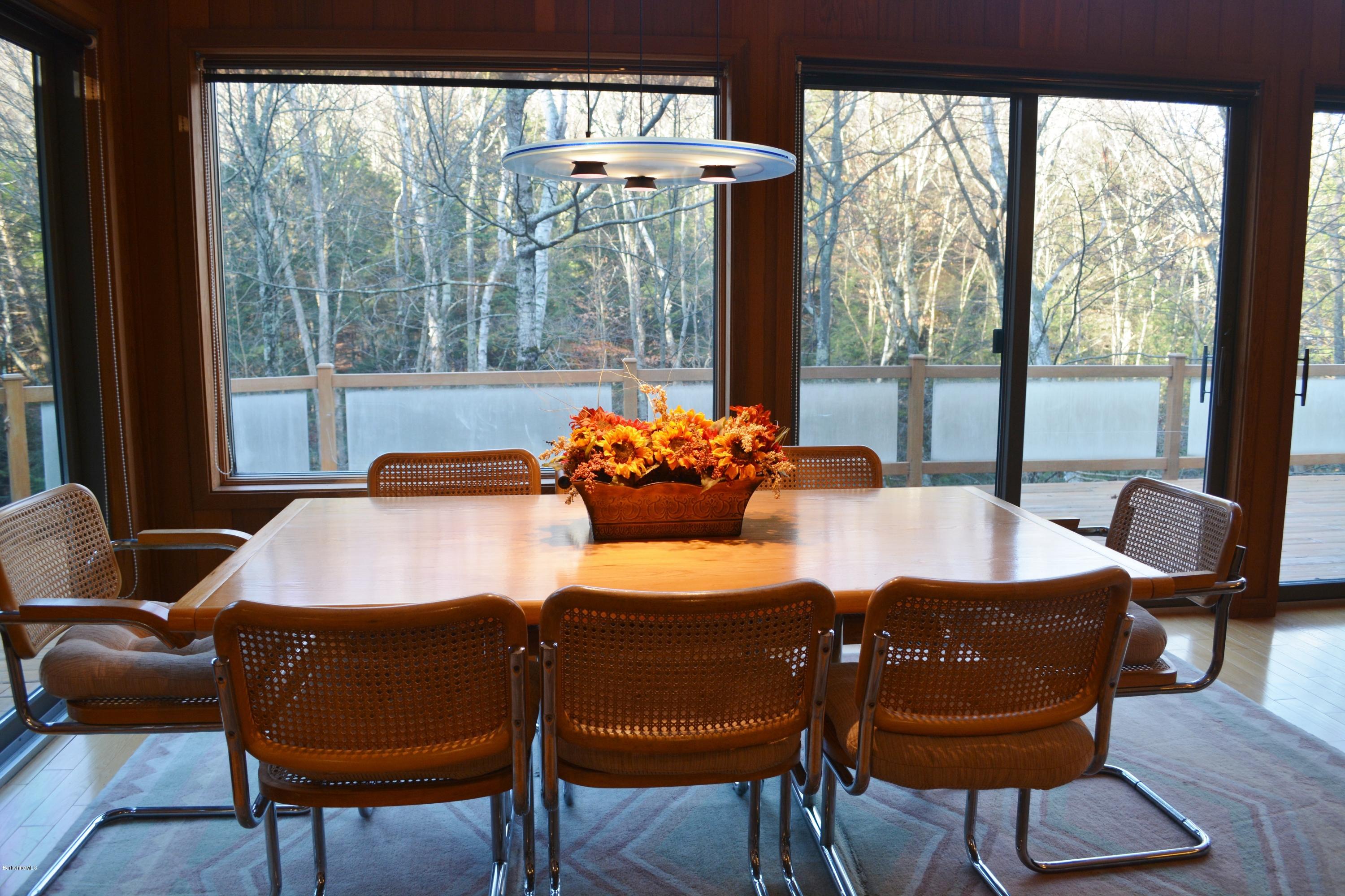 138 Bonny Rigg Hill Road Becket, MA 01223 - Photo 8 of 39 a dining room with furniture and window
