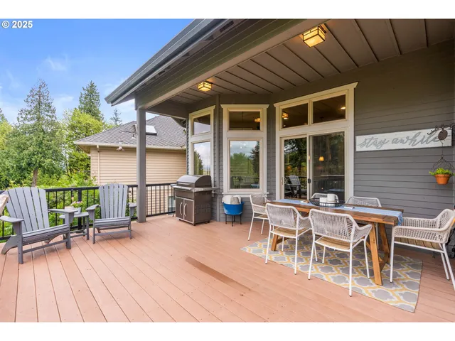 a outdoor space with furniture