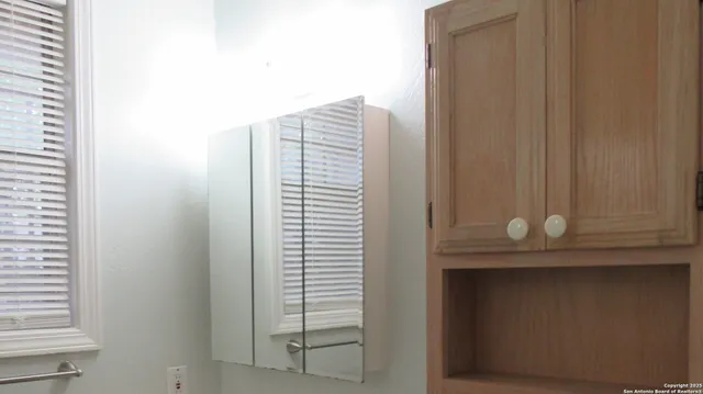 a close view of door