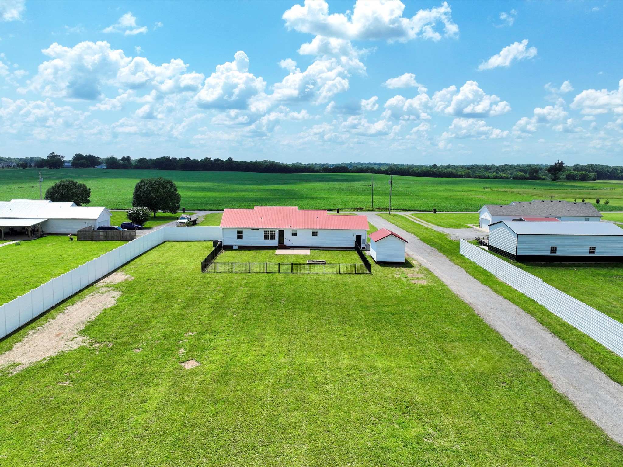 154 County Line Road Bell Buckle, TN 37020 - Photo 20 of 21 a yard with lots of green space