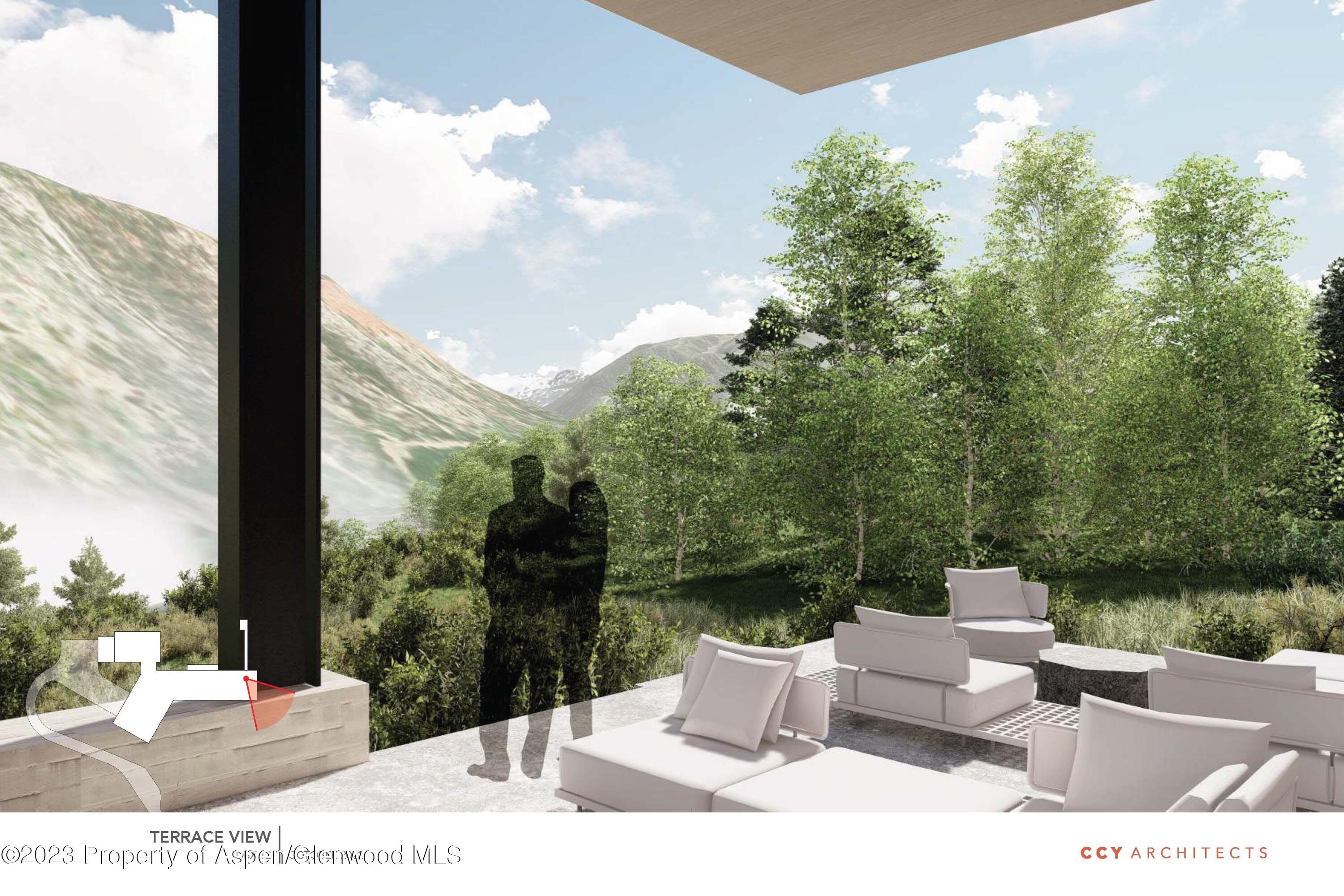 360 Coach Road Aspen, CO 81611 - Photo 31 of 33 a view of a patio with a table and chairs