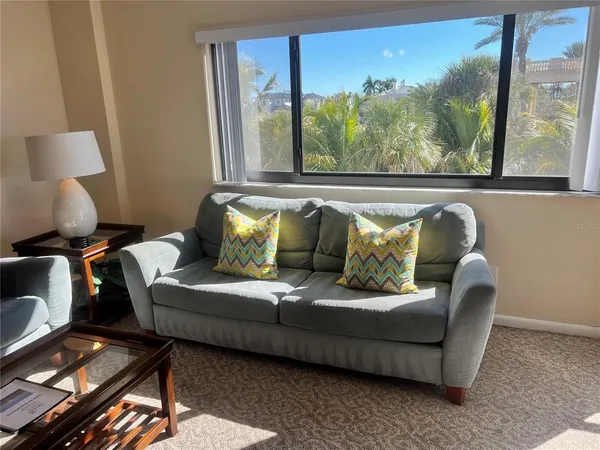 a room with furniture