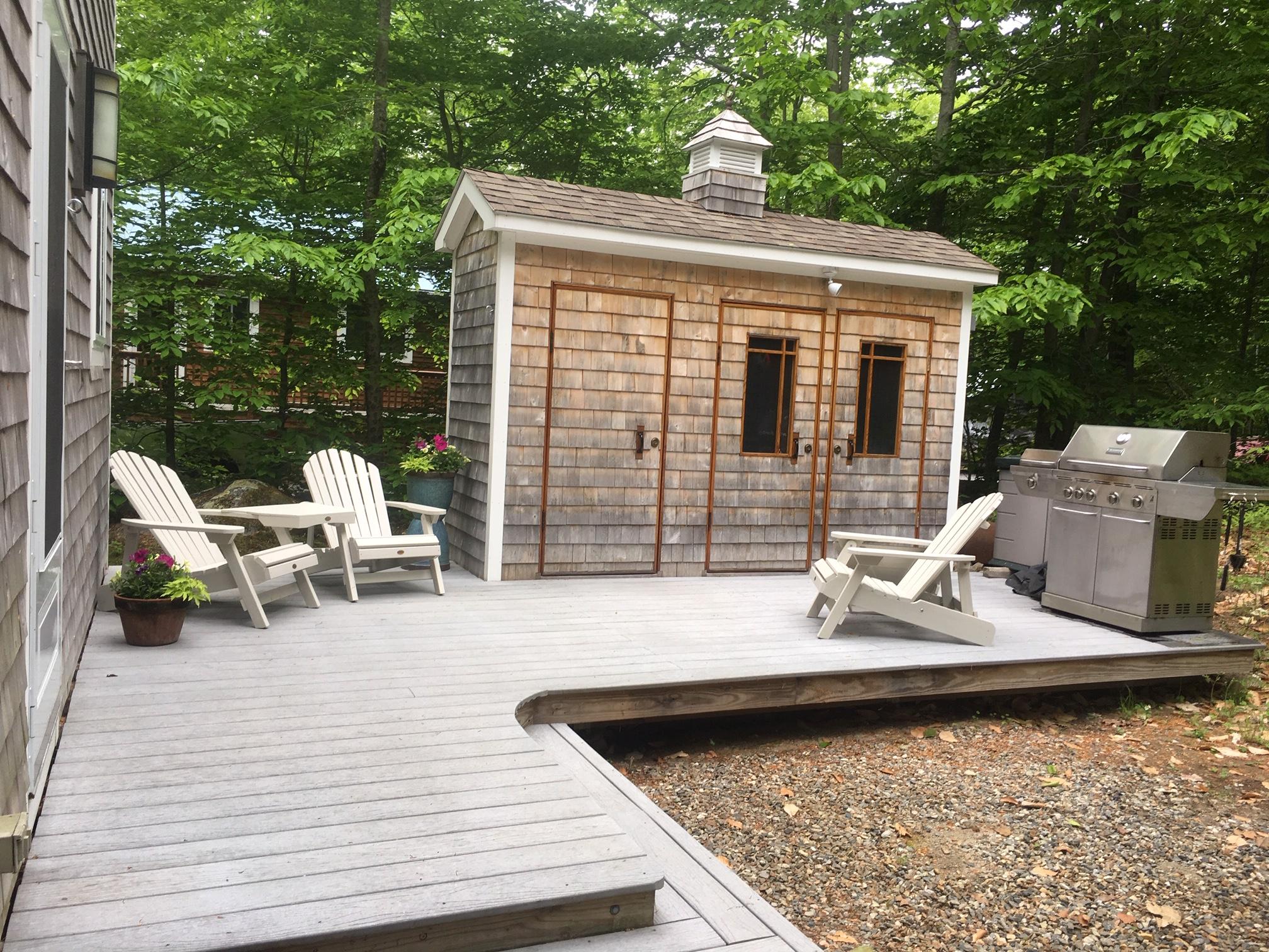 1807 Ridge Road Standish, ME 04084 - Photo 32 of 46 shed + back deck